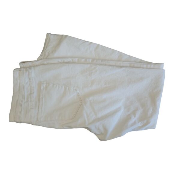 Oat New York Mid-Rise Skinny Ankle Off White Natural Color Jeans Size 32 - Picture 7 of 7